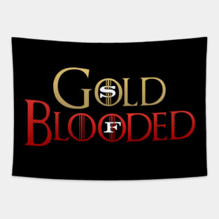 Gold Blooded - San Francisco Tapestry