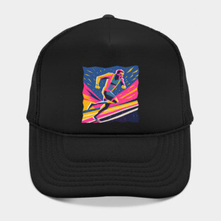 Angry Runner Racing - Pop Art Risograph Print Hat