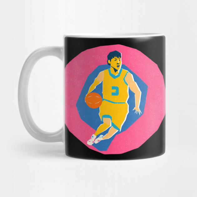 Basketball Player in Motion - Vibrant Sports Print by TuncGK