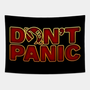 Don't Panic - hitchhikers guide to the galaxy Tapestry