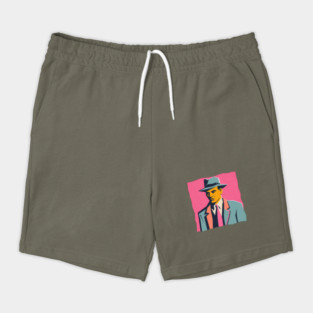 Retro Mafia Boss - Bold Risograph Vintage Design Shorts