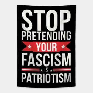 Anti Trump Apparel anti fascist Tapestry