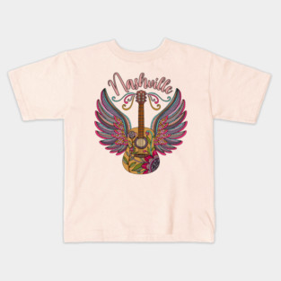 Nashville Wings - Guitar Kids T-Shirt