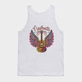 Nashville Wings - Guitar Tank Top