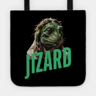 Lizard Jesus Tote