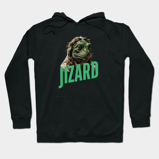 Lizard Jesus Hoodie by Low Life Shirts