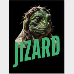 Lizard Jesus Posters and Art