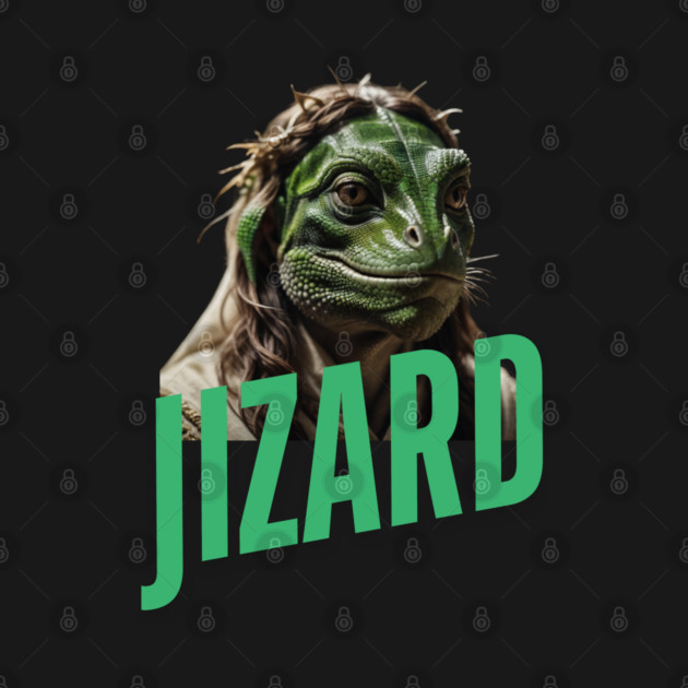 Lizard Jesus by Low Life Shirts