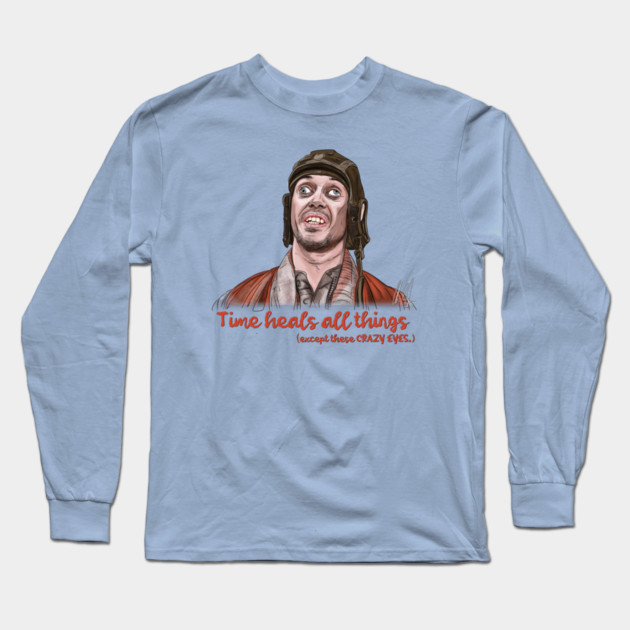 Mr. Deeds: Crazy Eyes Long Sleeve T-Shirt by 51Deesigns