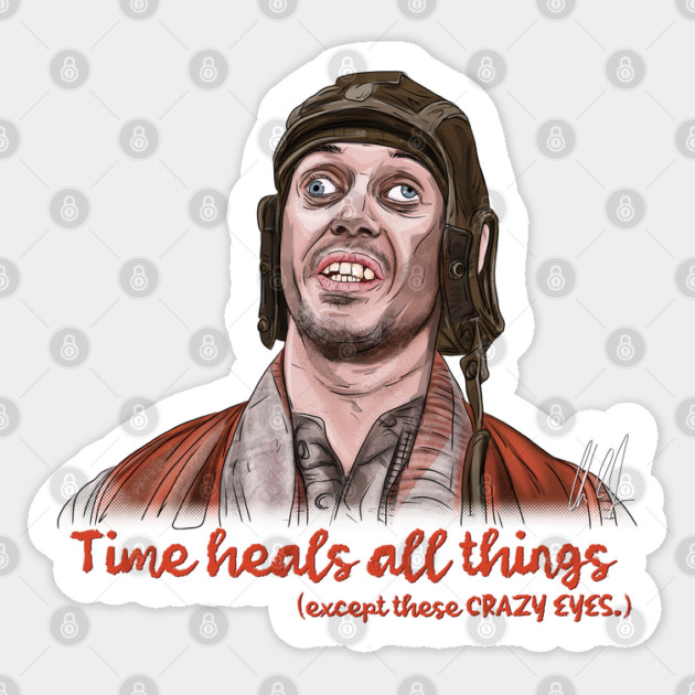 Mr. Deeds: Crazy Eyes Sticker by 51Deesigns