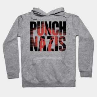 punch-nazis Hoodie