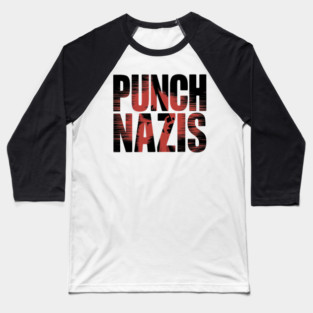 punch-nazis Baseball T-Shirt