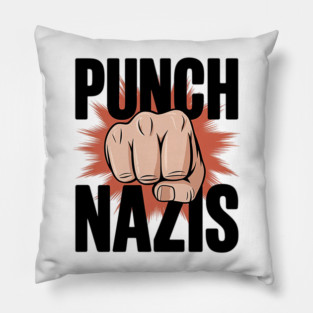 punch-nazis Pillow