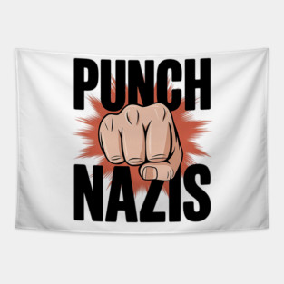 punch-nazis Tapestry