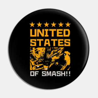 United States Of Smash - All Might Pin
