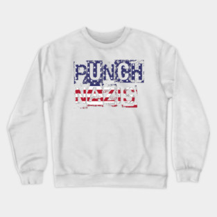 punch-nazis Crewneck Sweatshirt