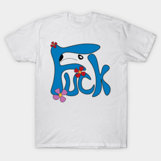 Groovy Dog - F*ck - Calligraphy Art T-Shirt