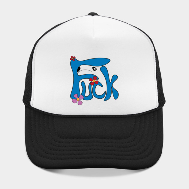 Groovy Dog - F*ck - Calligraphy Art by TuncGK