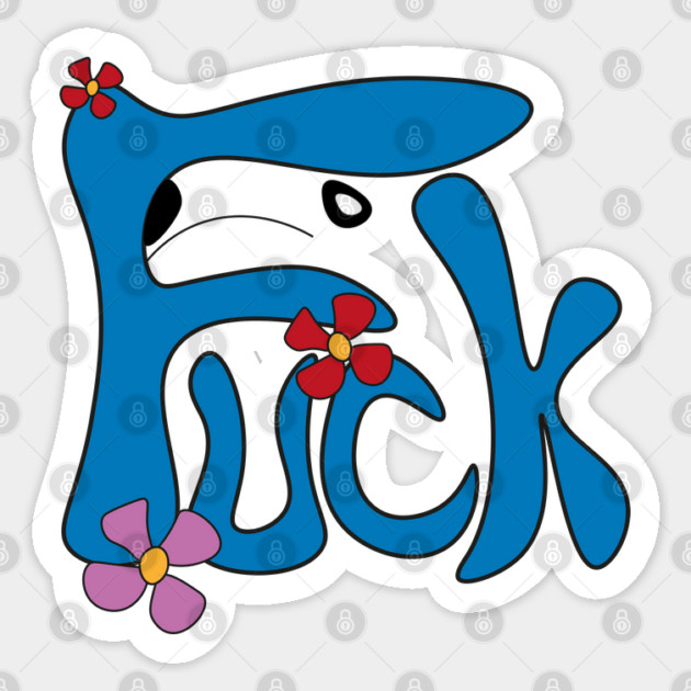 Groovy Dog - F*ck - Calligraphy Art Sticker by TuncGK
