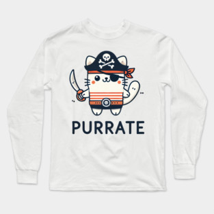 Purrate Long Sleeve T-Shirt