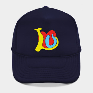 I Love You - Funky Groovy Retro Typography Hat