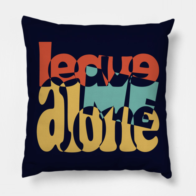 Love Typography in Groovy Style Pillow by TuncGK