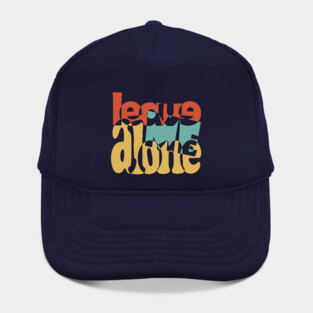 Love Typography in Groovy Style Hat