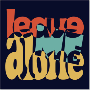 Love Typography in Groovy Style Posters and Art