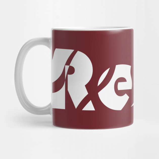 Retro Wavy Typography Abstract Art by TuncGK