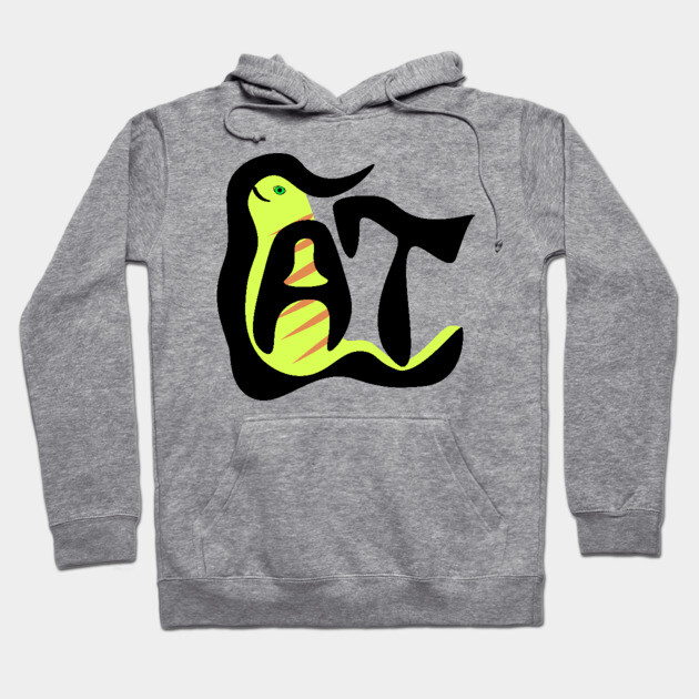 Retro Cat - Vector Art Hoodie by TuncGK