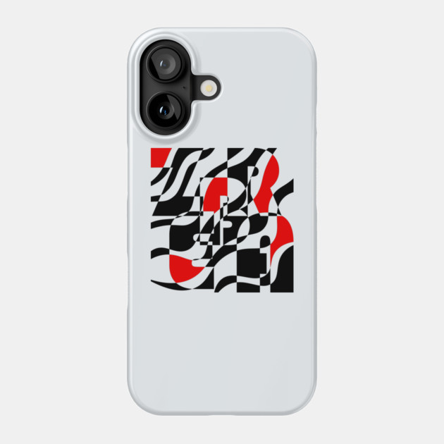 Zebra - Retro Waves and Stripes - Geometric Art Phone Case by TuncGK