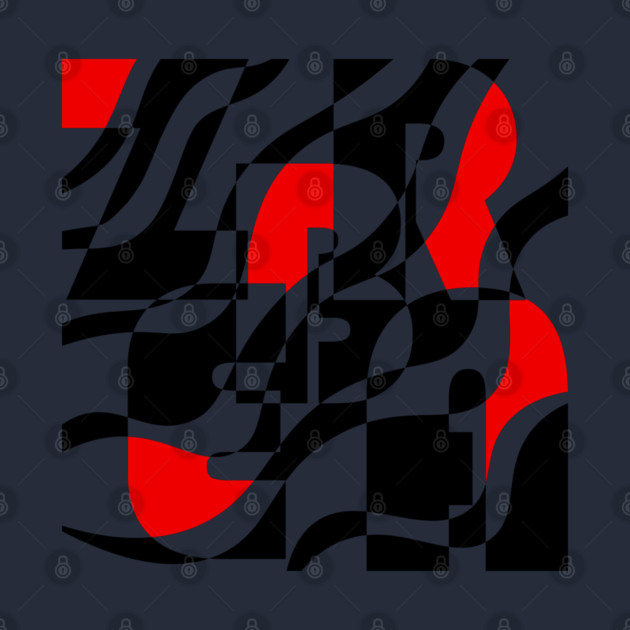 Zebra - Retro Waves and Stripes - Geometric Art by TuncGK