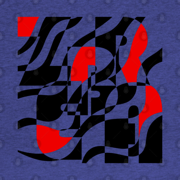 Zebra - Retro Waves and Stripes - Geometric Art by TuncGK