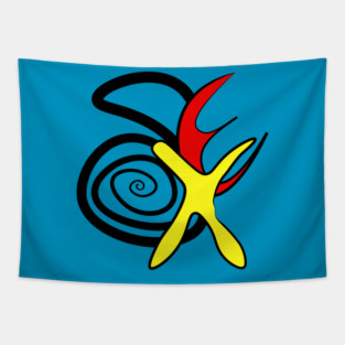 Sex Drive - Spiral Retro Design Tapestry