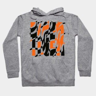 Tiger - King of the Jungle - Retro Stripes Hoodie