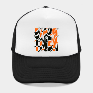 Tiger - King of the Jungle - Retro Stripes Hat