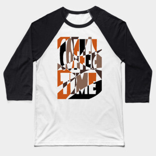 Coffee Lovers Retro Typography - Geometric Art Baseball T-Shirt