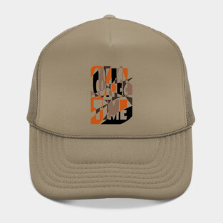 Coffee Lovers Retro Typography - Geometric Art Hat