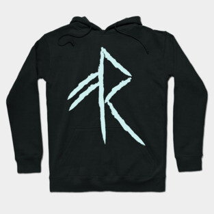 Nordic Rune Design - "Energy" Symbol - Elder Futhark Hoodie