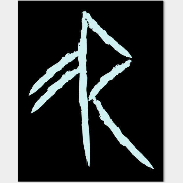 Nordic Rune Design - "Energy" Symbol - Elder Futhark Wall Art by TuncGK