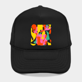 Sex Daze - Crazy Vibrant Retro Design Hat