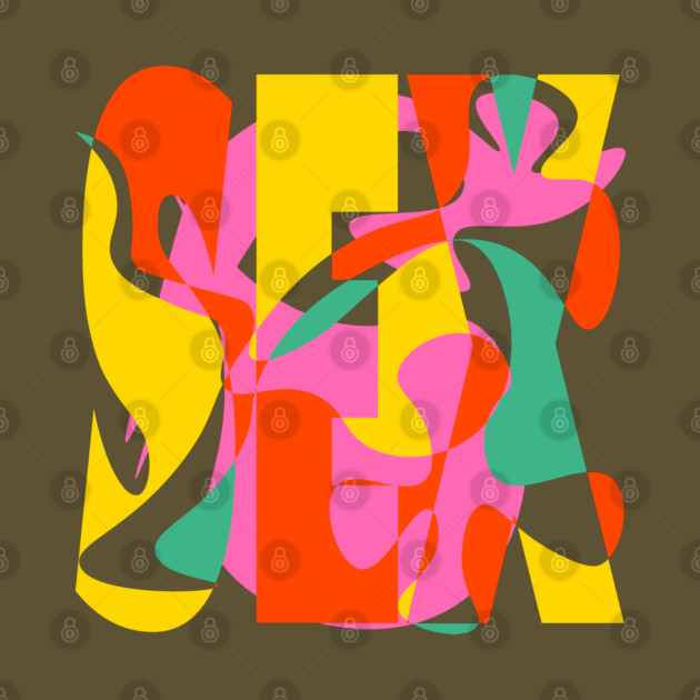 Sex Daze - Crazy Vibrant Retro Design by TuncGK