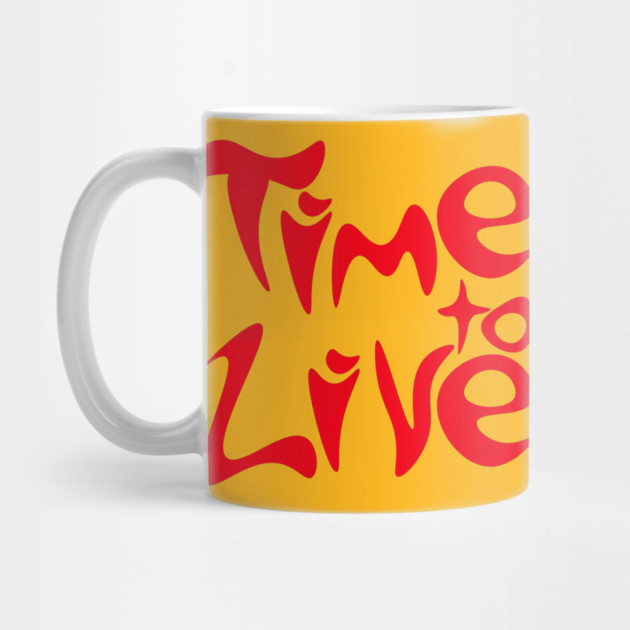 Bold Groovy Time to Live Typography by TuncGK
