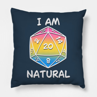 I AM NATURAL - PANSEXUAL Pillow