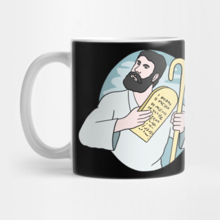Moses with the 10 Amendments - Judaism Mug