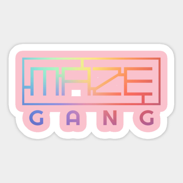 Maze Gang Typography Magnet by Meet The Mazelins