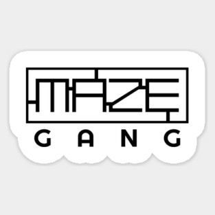 Maze Gang Typography Magnet