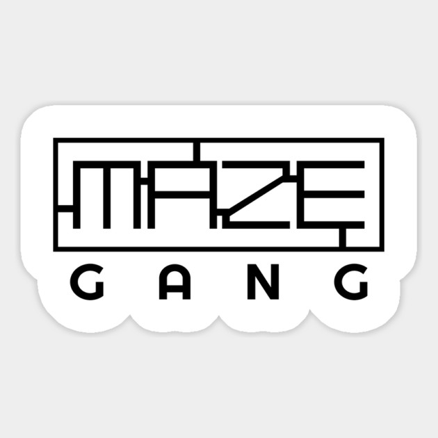Maze Gang Typography Magnet by Meet The Mazelins