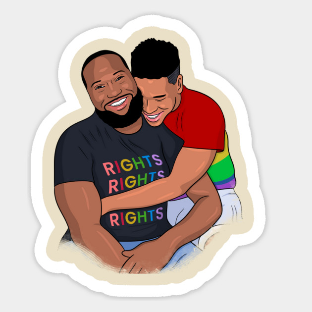 Meet the Mazelins Couple Portrait Magnet by Meet The Mazelins