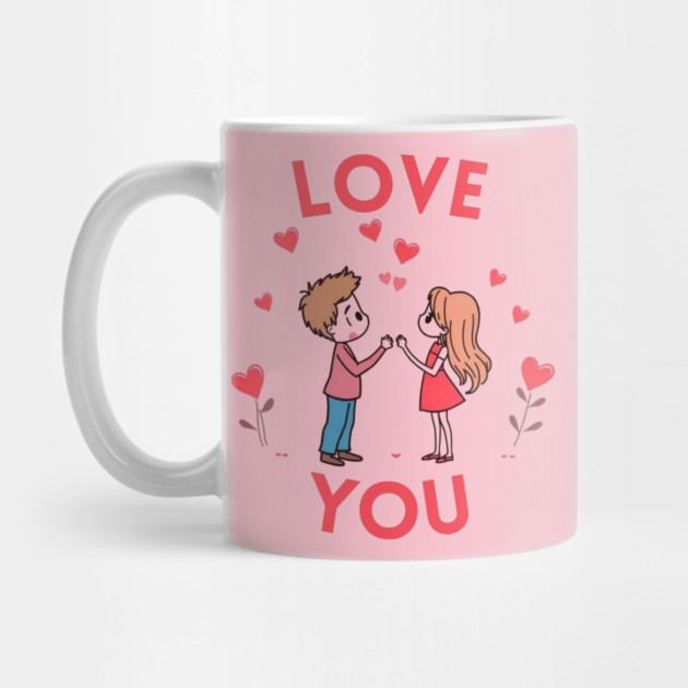 Love You by Creatifly Graphic Tees